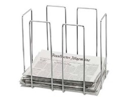 Kosz na gazety WIRES BLOMUS chromowany