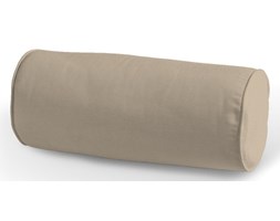 Dekoria Poduszka wałek prosty, Caffe Latte (beżowy), Ø16 × 40 cm, Cotton Panama