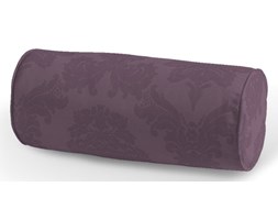 Dekoria Poduszka wałek prosty, fioletowy, Ø16 × 40 cm, Damasco