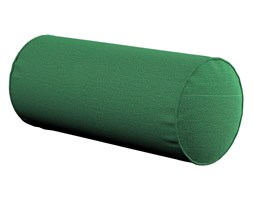 Dekoria Poduszka wałek prosty, butelkowa zieleń, Ø16 × 40 cm, Loneta