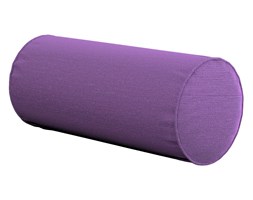 Dekoria Poduszka wałek prosty, fioletowy, Ø16 × 40 cm, Loneta