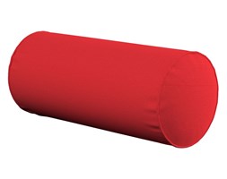 Dekoria Poduszka wałek prosty, czerwony, Ø16 × 40 cm, Loneta