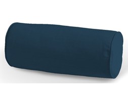 Dekoria Poduszka wałek prosty, Ocean Blue (morski niebieski), Ø16 × 40 cm, Cotton Panama
