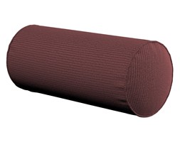 Dekoria Poduszka wałek prosty, rudo-brązowy sztruks, Ø16 × 40 cm, Living