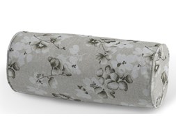 Dekoria Poduszka wałek prosty, brązowo-beżowe kwiaty, Ø16 × 40 cm, Wyprzedaż do -50%