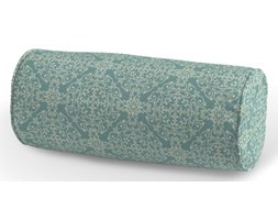 Dekoria Poduszka wałek prosty, wzory na miętowym tle, Ø16 × 40 cm, Flowers