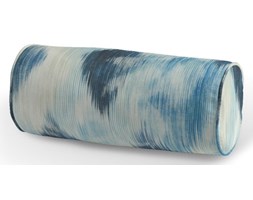 Dekoria Poduszka wałek prosty, niebiesko-szary, Ø16 × 40 cm, Aquarelle do -50%