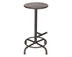 METALOWY STOŁEK STEP INDUSTRIALNY - WOOOD