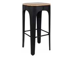 STOŁEK BAROWY UP-HIGH CZARNY