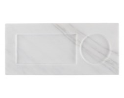 TACA CERAMICZNA BIAŁA