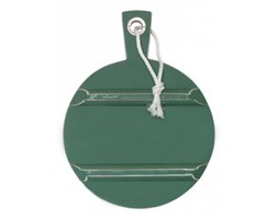 OKRĄGŁA DESKA DREWNIANA S ZIELONA