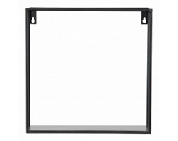 ZESTAW 2 PÓŁEK MEERT KWADRATOWE CZARNE