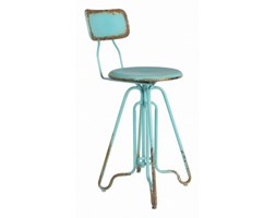 STOŁEK BAROWY OVID NIEBIESKI