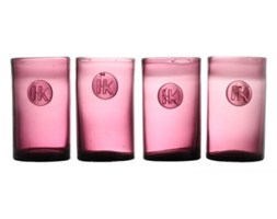 SZKLANKI HK, KOLOR FIOLETOWY, PRZYDYMIONE SZKŁO - HK LIVING