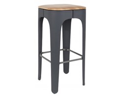 STOŁEK BAROWY UP-HIGH CIEMNOSZARY