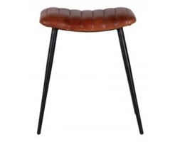 STOŁEK SKÓRZANY HUNT KONIAKOWY