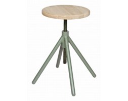 STOŁEK INDUSTRIALNY LILY OLIWKOWY - WOOOD