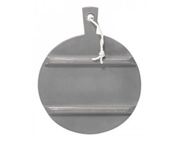 OKRĄGŁA DESKA DREWNIANA M SZARA