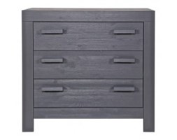KOMODA Z SZUFLADAMI NEW LIFE CIEMNOSZARA - WOOOD