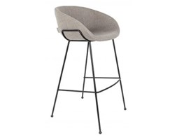 STOŁEK BAROWY FESTON SZARY