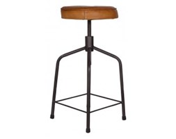 STOŁEK NOUK METALOWY CZARNY