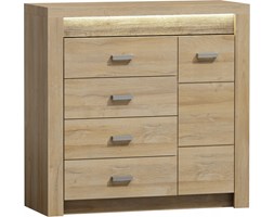 Ibis IB17 Komoda Z Led Dąb Grandson Jarstol+gratis