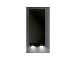 OKAP MIRA/BLACK PRZYŚCIENNY 40 ster/ELEKTR. cz/CZARNA s/800 z/FILTREM