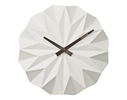 Zegar ścienny Origami ceramic matt white