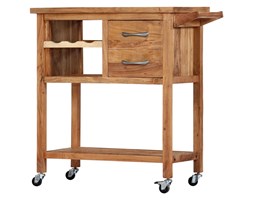vidaXL Wózek kuchenny, 80 x 45 x 91 cm, lite drewno akacjowe