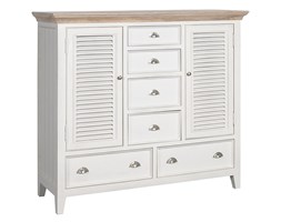 HomeHood Komoda z szufladami Bristol White