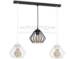 Industrialna LAMPA zwieszana FERRO MLP133 Milagro druciana OPRAWA zwis vintage LISTWA sufitowa carlton drut biały czarny