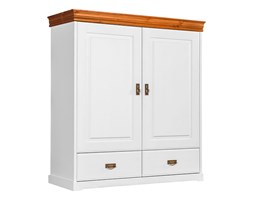 Drewniana bieliźniarka sosnowa biała bejca Toskania