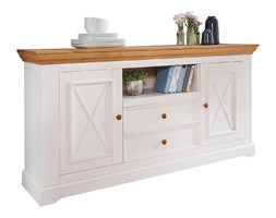 BIała sosnowa komoda do salonu i jadalni Marone 2.2