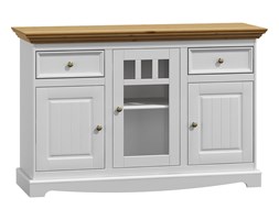 Komoda Belluno Elegante 3D biała / dąb