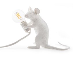 MOUSE-Lampa stojąca Mysz siedząca Żywica Wys.12,5cm