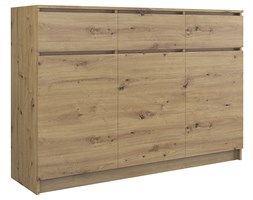 komoda z 3 drzwiczkami valia - dąb artisan