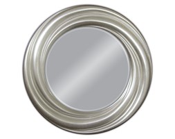 Srebrne okrągłe lustro Ø 68 cm PU0411