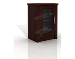 Komoda sosnowa FADO 1D + szyba