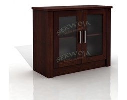 Komoda sosnowa FADO 2D + szyba