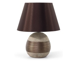 Nowoczesna lampka nocna - lampa stojąca - brązowa - SADO