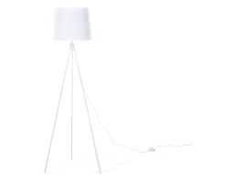 Lampa stojąca biała - podłogowa - dekoracyjna - oświetlenie - SAMBRA