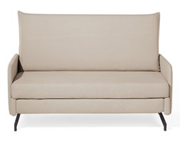 Sofa rozkładana tapicerowana beżowa BELFAST