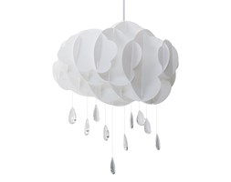 Lampa biała - sufitowa - żyrandol - lampa wisząca - AILENNE