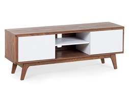Komoda - brązowo-biała - szafka RTV - szafka pod telewizor - ROCHESTER