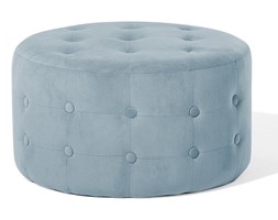Puf tapicerowany ø 55 cm szary TAMPA