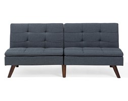 Sofa z funkcją spania szara - kanapa rozkładana - wersalka - RONNE