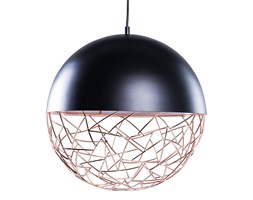 Lampa czarna - sufitowa - żyrandol - lampa wisząca - PADMA