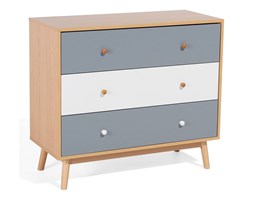 Komoda brązowa 3 szuflady MESA