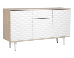 Komoda jasne drewno/biała SWANSEA