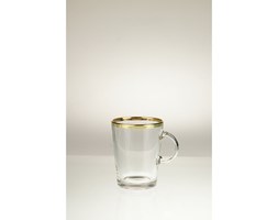 Faro Gold-FDO-szklanka do herbaty z uchem 250ml